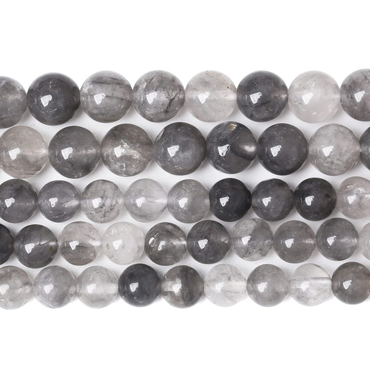 4MM 86PCS Natural Stone Cloudy Quartz Crystal Beads for Jewelry Making DIY Bracelet 1 Strand