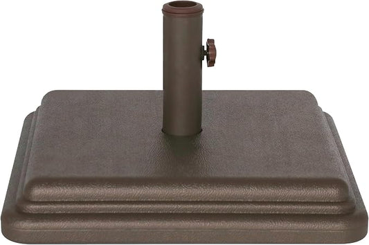 US Weight 40 Pound Umbrella Base - Weighted Umbrella Base For Use With Patio Table – Heavy Duty Base for Umbrella - Made in the USA - Multiple Colors Available