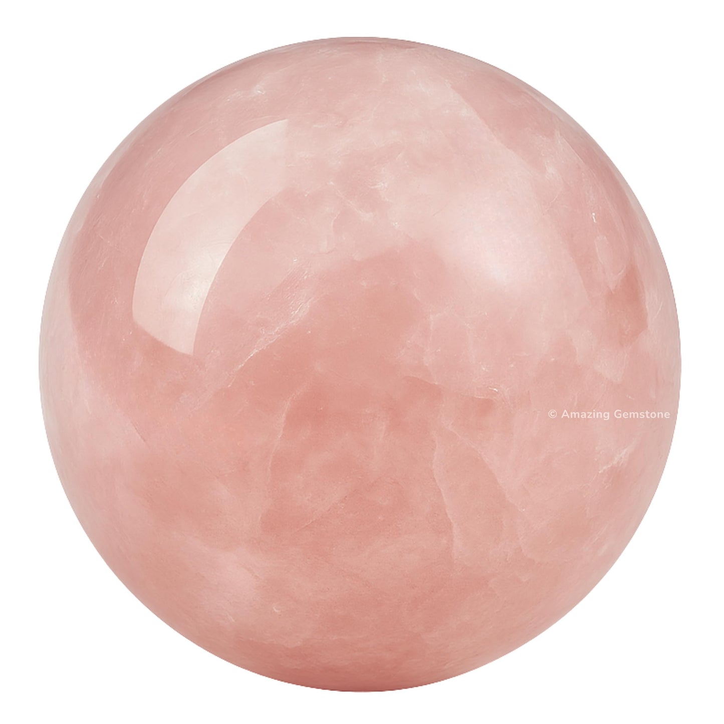 Amazing Gemstone Rose Quartz Crystal Ball - 1 Inches Crystal Sphere Meditation Balls for Witchcraft and Decorative Balls - Crystals and Healing Stones Beginners Gift (Pack of 1)