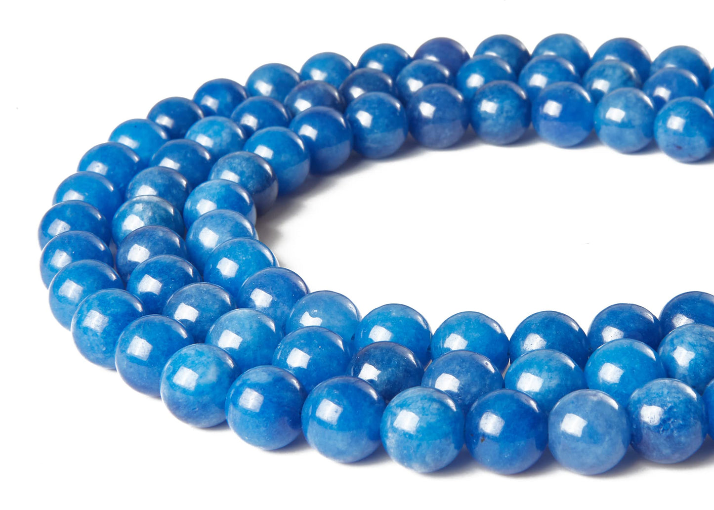 100pcs 10mm Kyanite Beads Natural Gemstone Beads Round Loose Beads for Jewelry Making