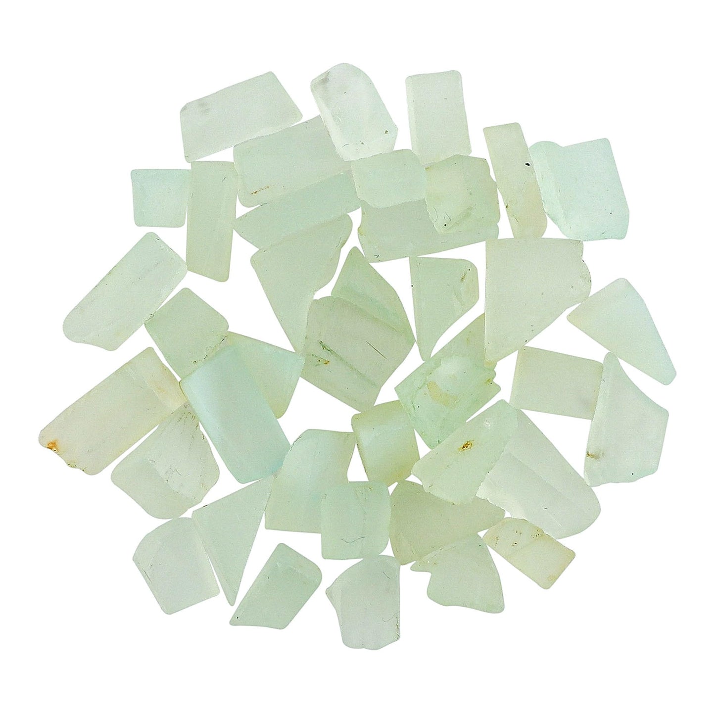 CRYSTALINES 100cts Wholesale Natural Raw Aqua Chalcedony Gemstone, Untreated Rough Stone, Bulk Loose Supplies, DIY Jewelry Making, Chakra Healing Crystals, Wire Wrap, Gem Collection, 35 to 40pcs