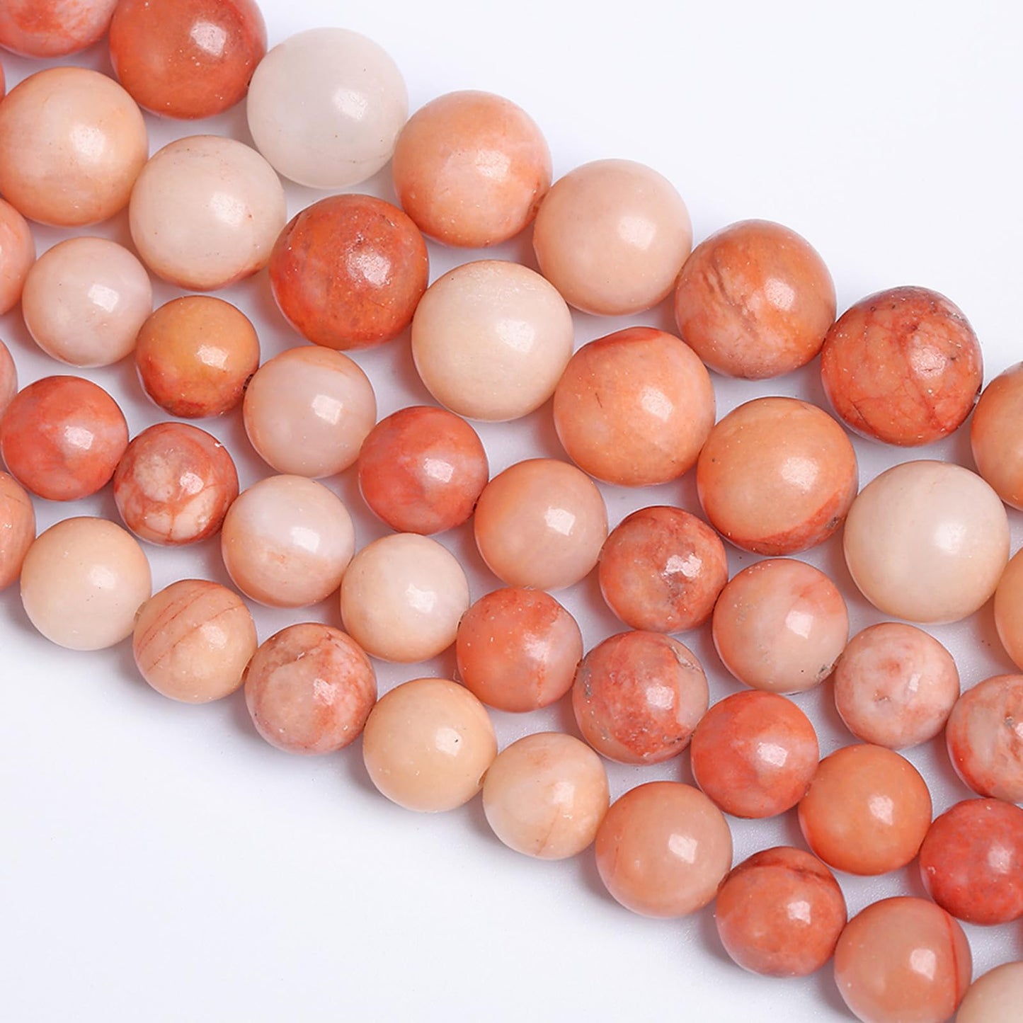 12MM 31PCS Natural Stone Pink Aventurine Loose Beads for Jewelry Making DIY Bracelet