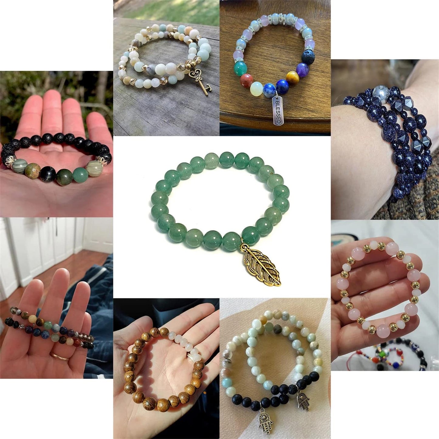 AAA+ Natural Lapis Lazuli Gemstone Beads 6mm 60PCS Round Loose Stone Beads for Jewelry Making DIY Bracelets Necklace Earrings