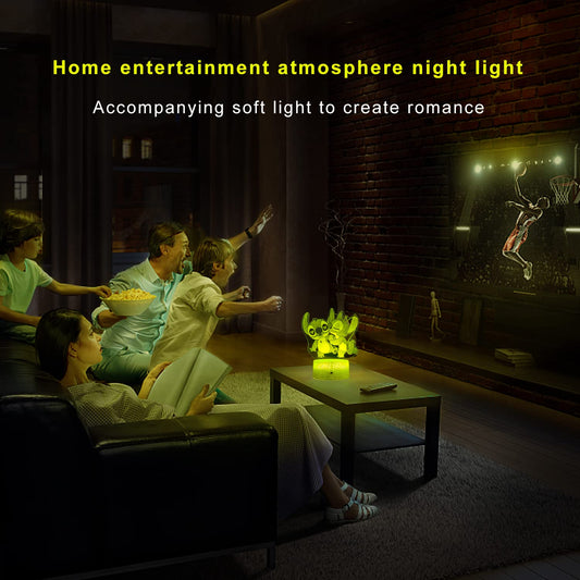 NINE SQUARE EGOU Gifts for Girls Cool Night Light with Timer Remote & Smart Touch 7 Colors Changing Dimmable Cool Room Decor Bedside Lamp for Bedroom Boys Girls