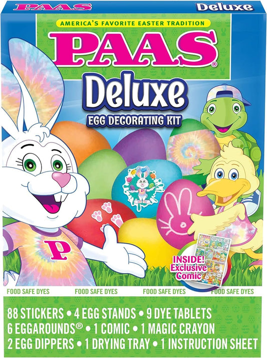 PAAS Deluxe Easter Egg Decorating Kit - Create Colorful Eggs for a Joyful Celebration