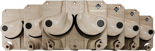 Ultimate Ski & Snowboard Wall Rack | Secure, Non-Slip Storage | Fits Any Ski/Board | Garage Organization | Ski Storage Rack | Snowboard Storage Rack | Winter Gear Organizer | 6 Pck