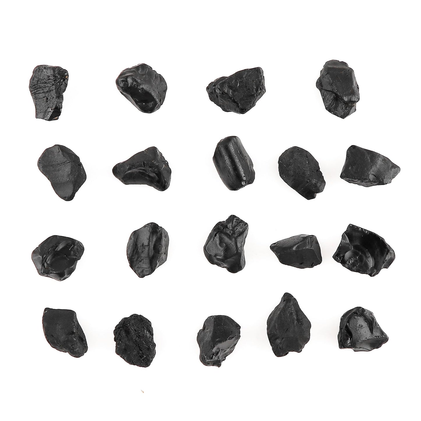 CRYSTALINES 100cts, Wholesale Natural Raw Black Spinel Gemstone, Untreated Rough Stone, Bulk Loose Supplies-Jewelry Making, Chakra Healing Crystals, August Birthstone, Gem Collection, 15-18pcs