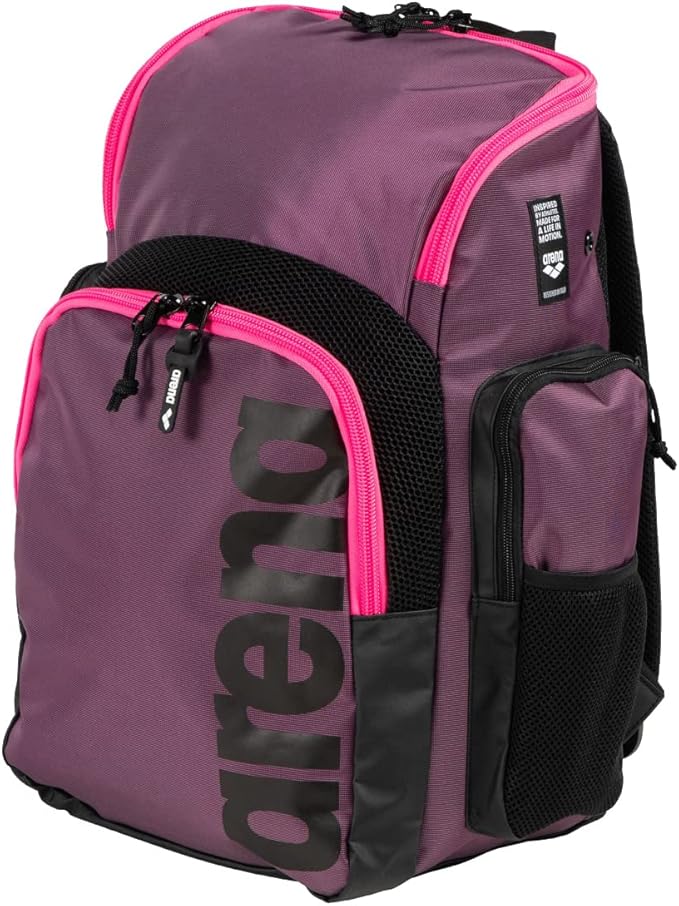 Arena Spiky III Backpack 35 Unisex Travel Gym Rucksack for Men and Women, Training Gear Equipment Bag for Swimmers, 35 Liters