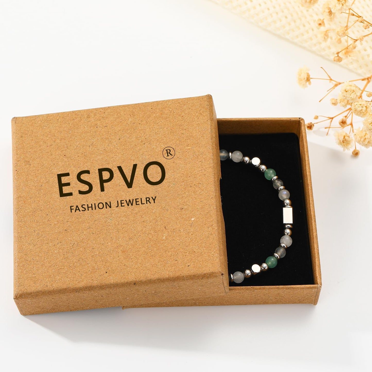 ESPVO Coworker Retirement Bracelet for Women Gifts Graduation Her Crystals New Beginnings Best Friend Inspirational Farewell Leaving Housewarming Going Away Divorce Birthday Jewelry Natural Stones