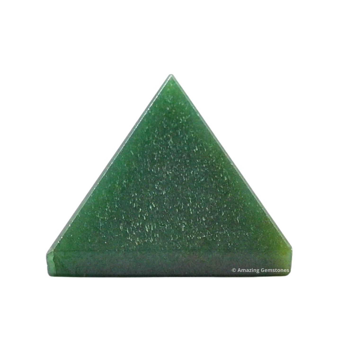 Amazing Gemstone Dark Green Aventurine Pyramid Crystal Healing Stones - 1" Great Pyramid Figurine of Natural Stone Pyramid for Meditation, Reiki, Chakra Balancing and Crystal Pyramids Grid