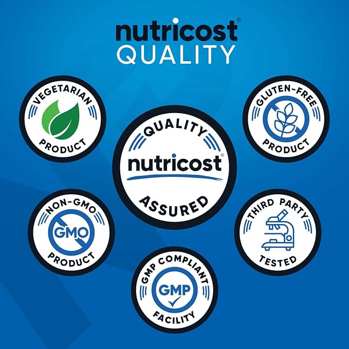 Nutricost BCAA Powder (Strawberry Kiwi, 90 Servings) - Optimal 2:1:1 Ratio