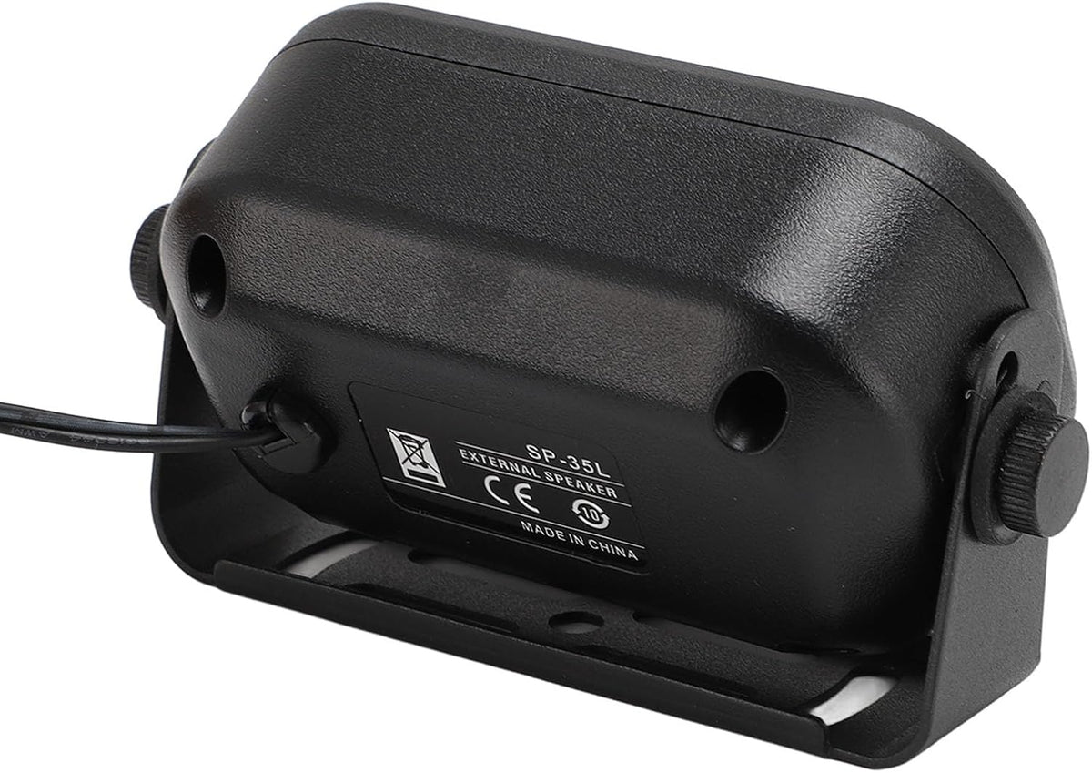 Yoidesu 35L 3.5mm 14.76ft SP External Speaker, Mobile Radio Car Truck Vehicle Speaker with Cable, Mini External Speaker