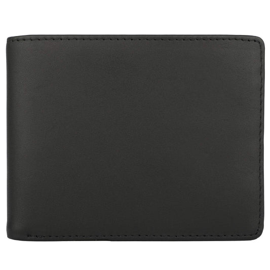 HIMI Wallet for Men-Genuine Leather RFID Blocking Bifold Stylish Wallet With 2 ID Window (Vintage Black)