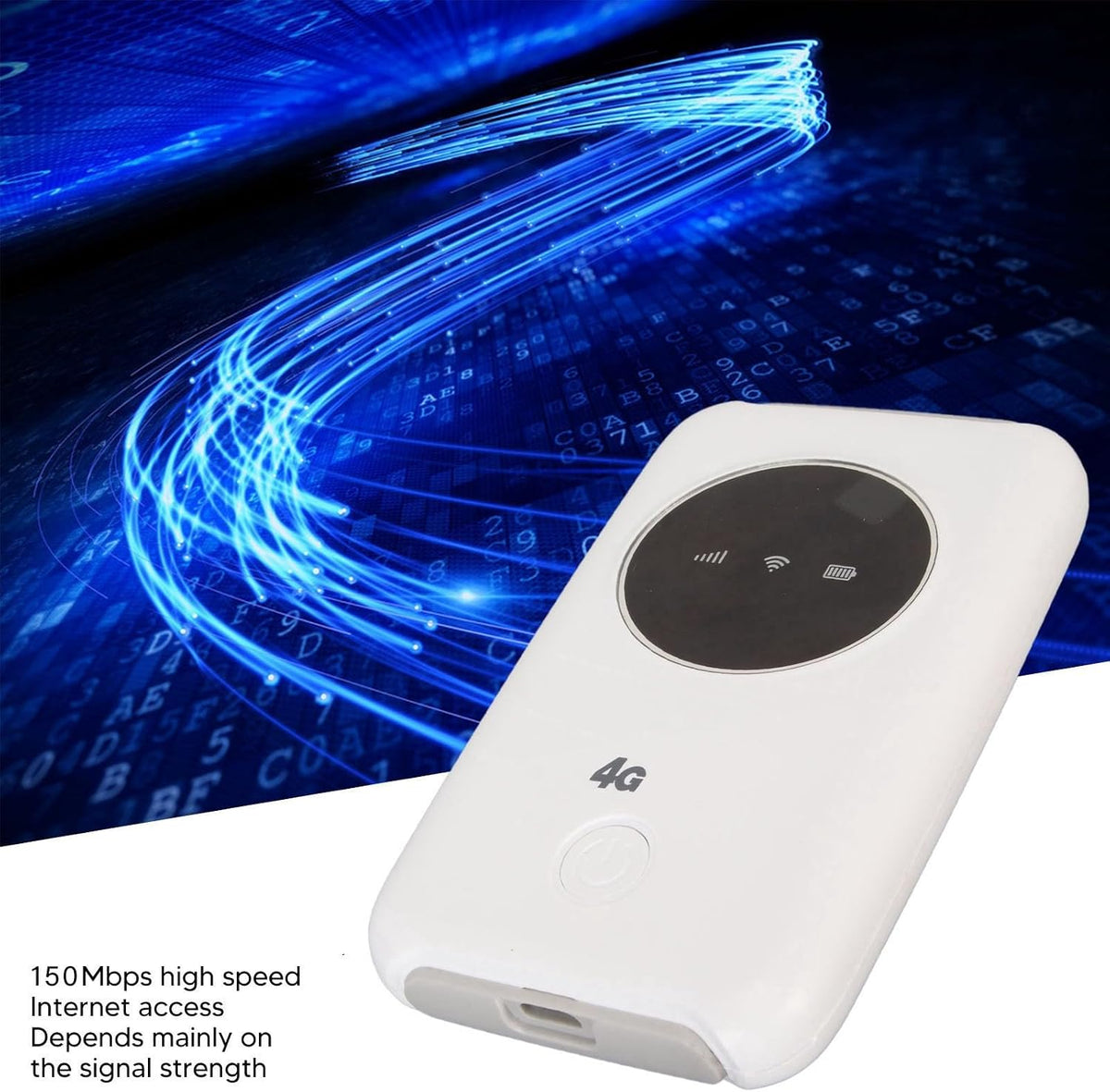 Yoidesu 4G 5G 300Mbps 10 3200MAh Mobile Router, LTE Hotspot Modem up to Devices, SIM Slot, Battery, Portable Device