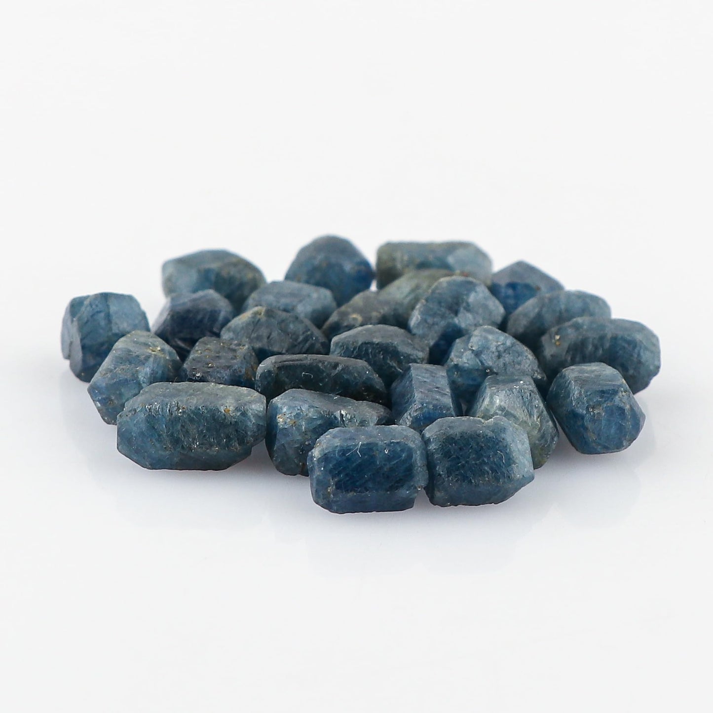 CRYSTALINES (50cts) Natural Raw Blue Sapphire Gemstones, Wholesale Rough Loose Stones, DIY Jewelry Making, Chakra Healing Crystals, September Birthstone, Gem Collection, Approx. 22-24pcs