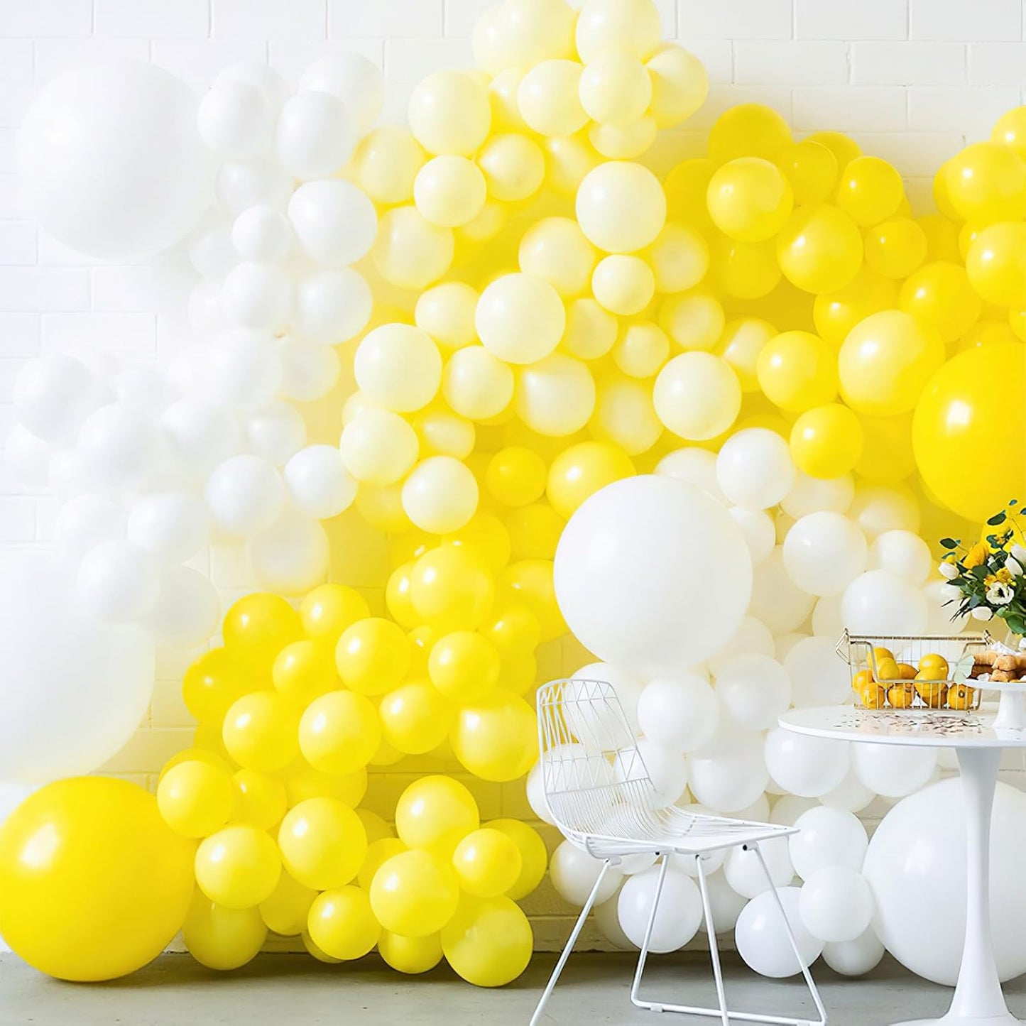 PartyWoo Yellow Balloons - 50pcs 12 Inch Latex Helium Balloons for Birthday & Baby Shower Decor