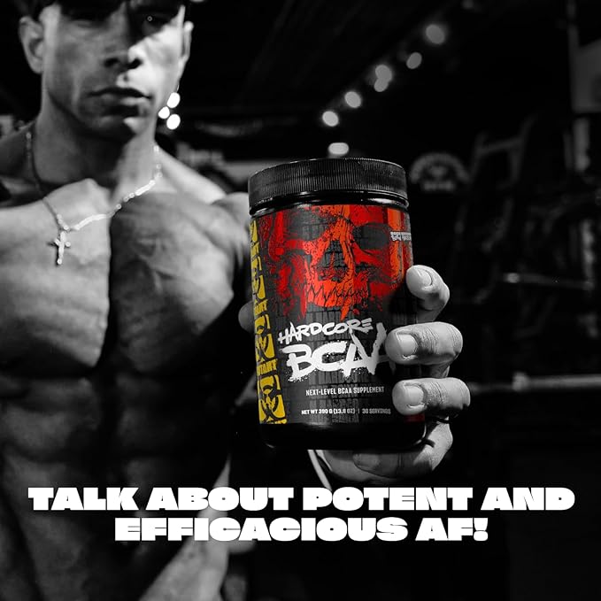 Mutant Hardcore BCAA - Pre, Intra or Post Workout ??BCAA Next Level branched-Chain Amino Acids Supplement ??Hydration + Recovery - 30 Serving - Blue Raspberry