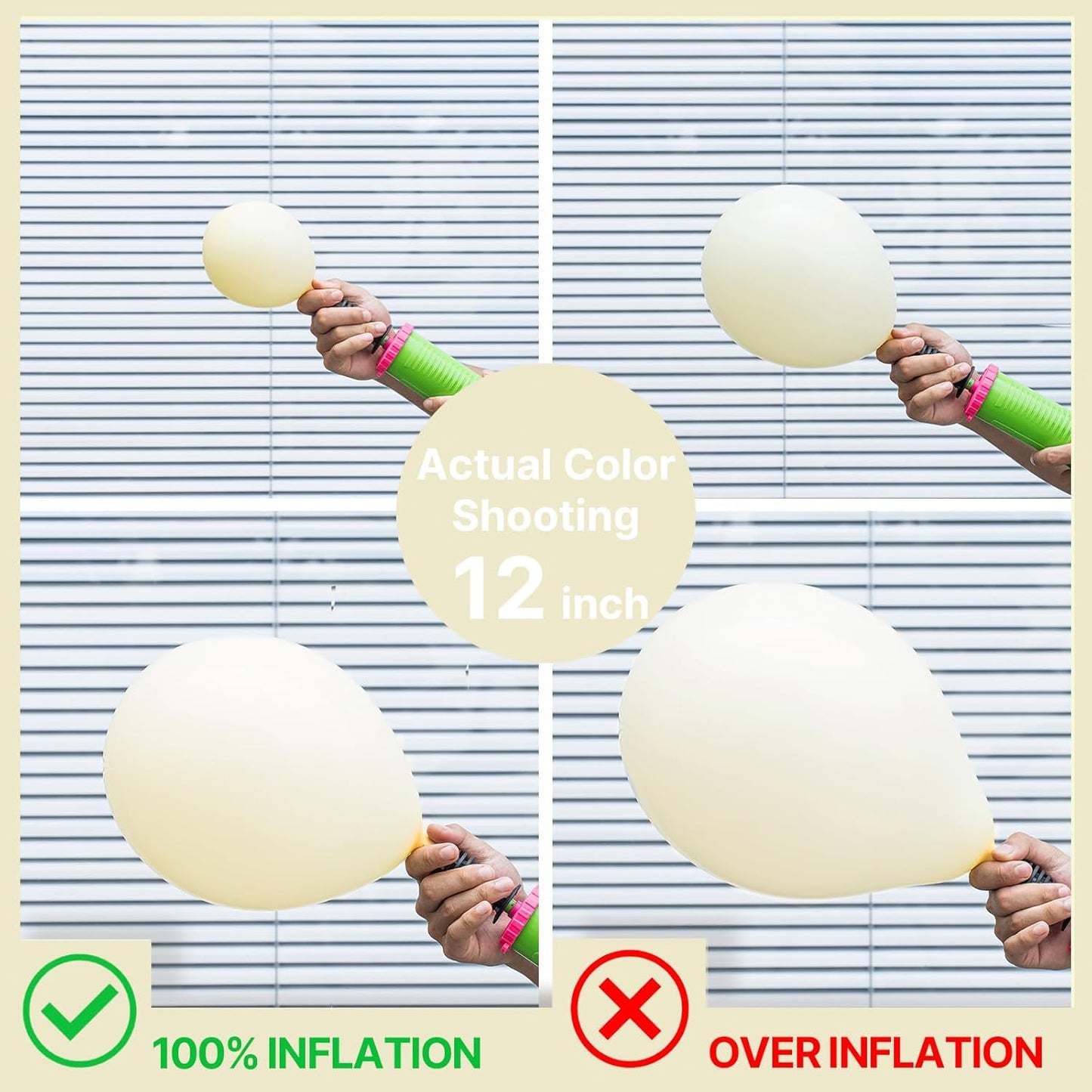 PartyWoo Pastel Yellow Balloons - 127-Piece Arch Kit for Baby Showers & Birthdays | 5-36 Inch Sizes