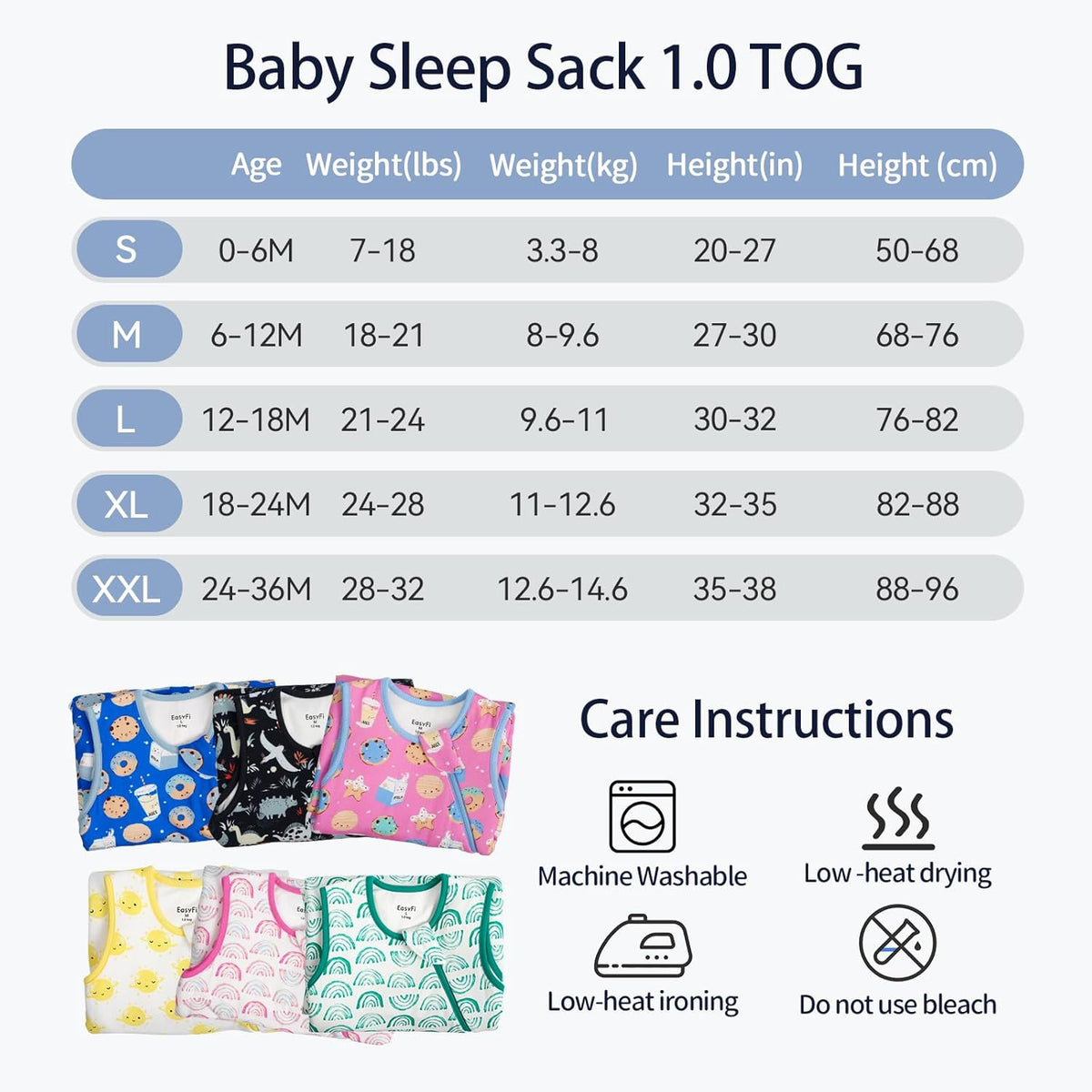 Bamboo Rayon Sleep Sack by [Brand Name] - Supersoft 1.0 Tog Baby Wearable Blanket | 6-12 Months, Unisex