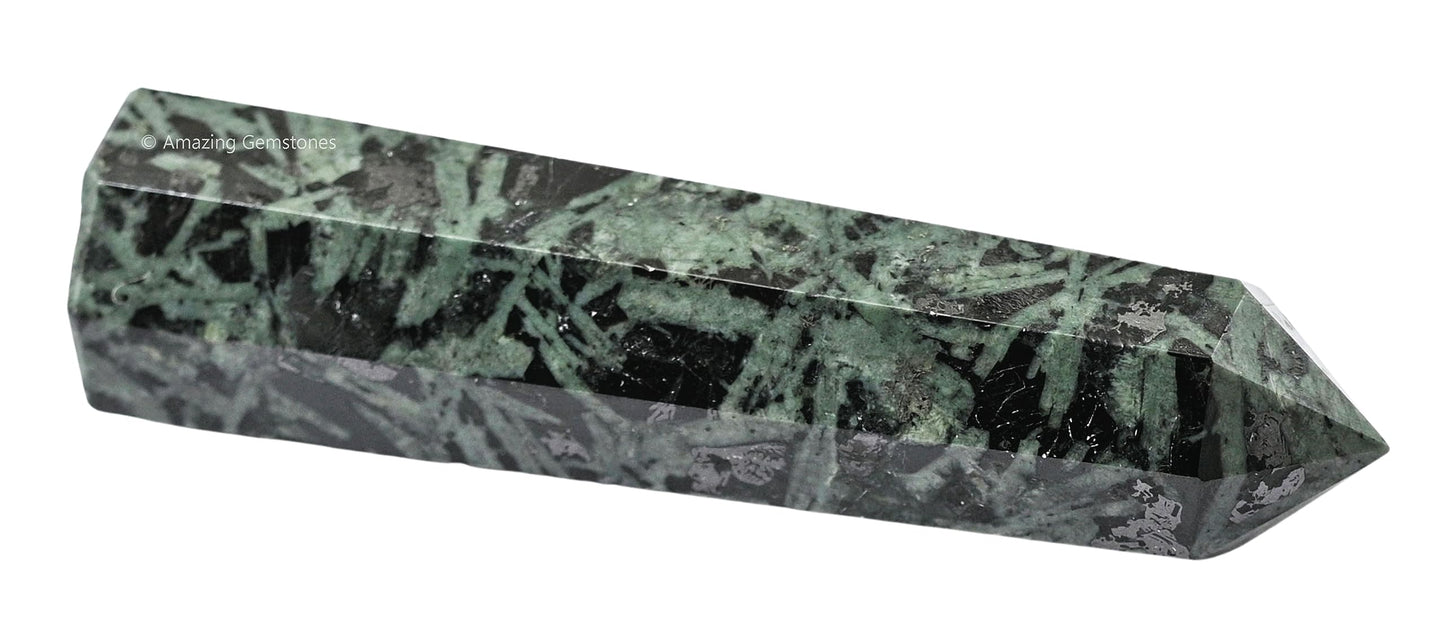 Amazing Gemstone Flower Stone Crystal Towers - Natural Healing Crystal Point Obelisk for Reiki Healing and Crystal Grid (3 Inch)