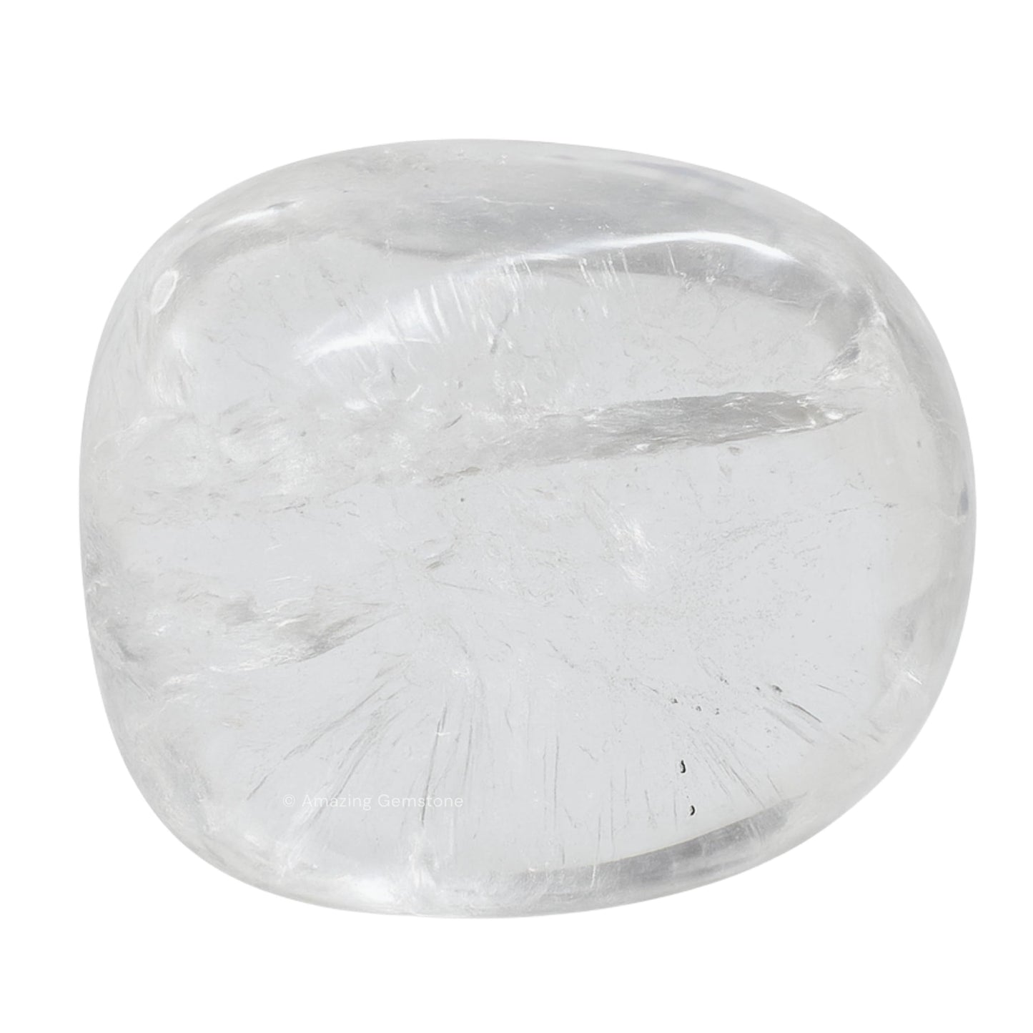 Amazing Gemstone Clear Quartz Crystals and Healing Stones Tumbled - 1 Oz Clear Quartz Stone, Natural Healing Stones for Energy Balance, Stress Relief - Polished Gems Rocks