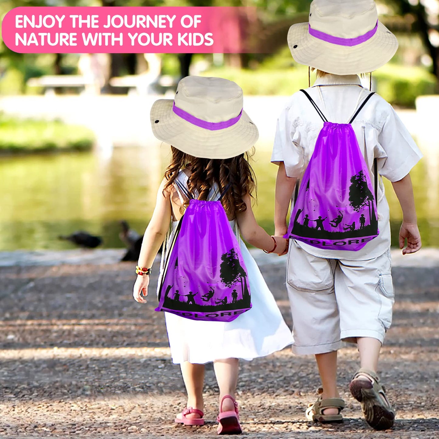 INNOCHEER Explorer Kit & Bug Catcher Kit for Kids Outdoor Exploration for Boys Girls 3-12 Years Old (Purple)