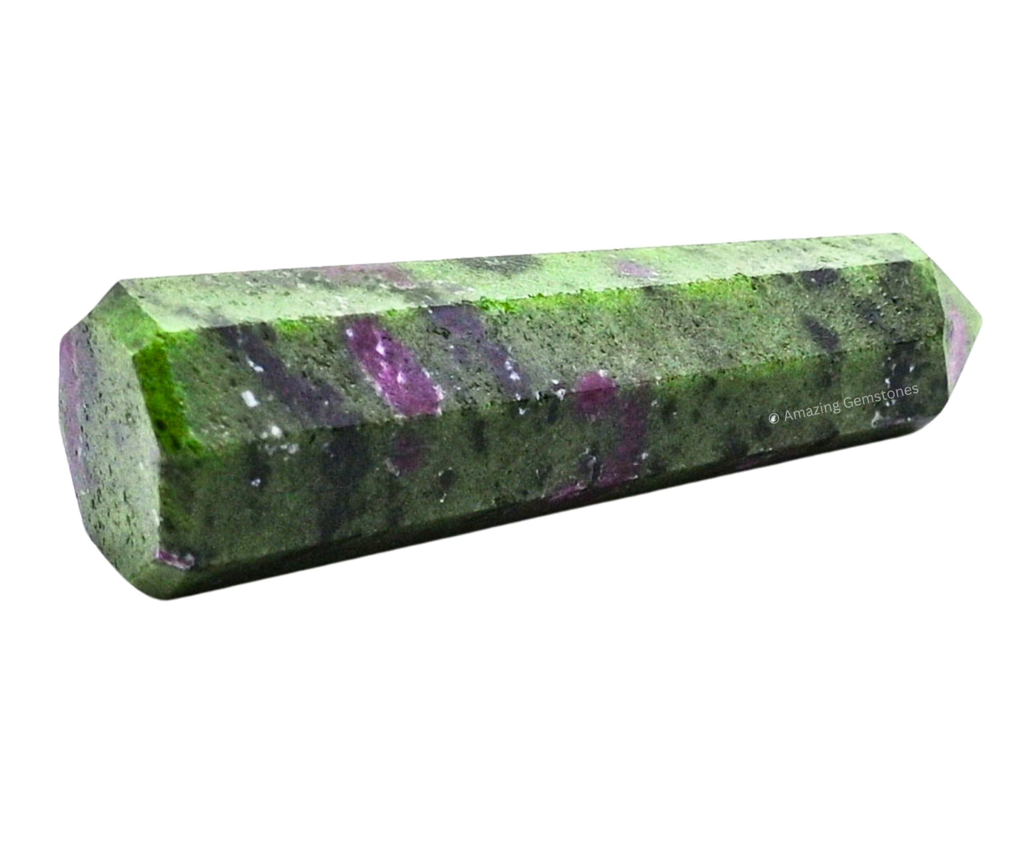 Amazing Gemstone Ruby Zoisite Crystal Towers - Natural Healing Crystal Point Obelisk for Reiki Healing and Crystal Grid (3" to 4" INCH)