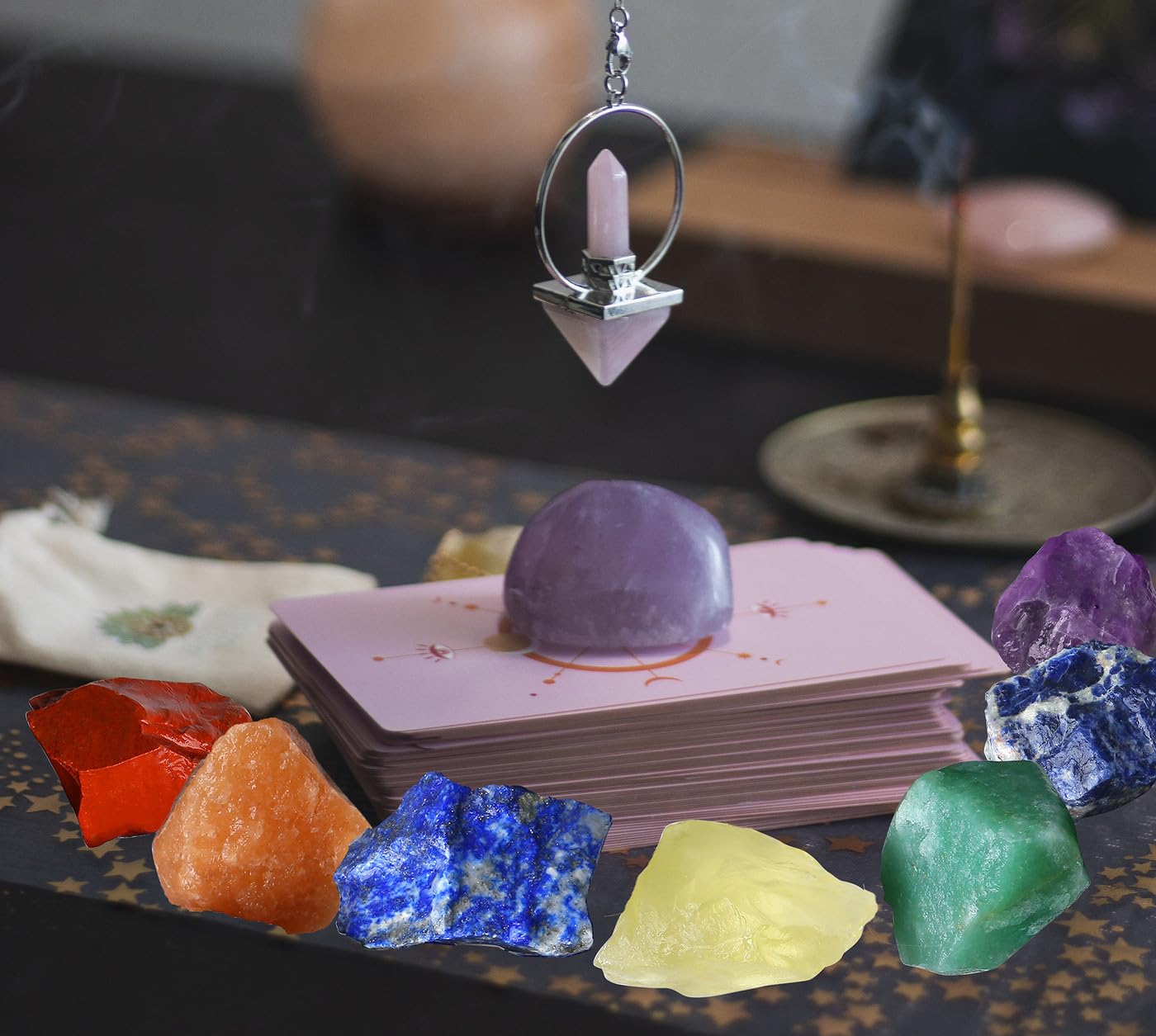 QINJIEJIE Lapis Lazuli Raw Crystals Natural Rough Stones Bulk Large 0.8-1.2" Rocks Reiki Gemstones Fountain Rocks for Tumbling Cabbing Polishing Wire Wrapping Wicca Decoration 0.45 lbs