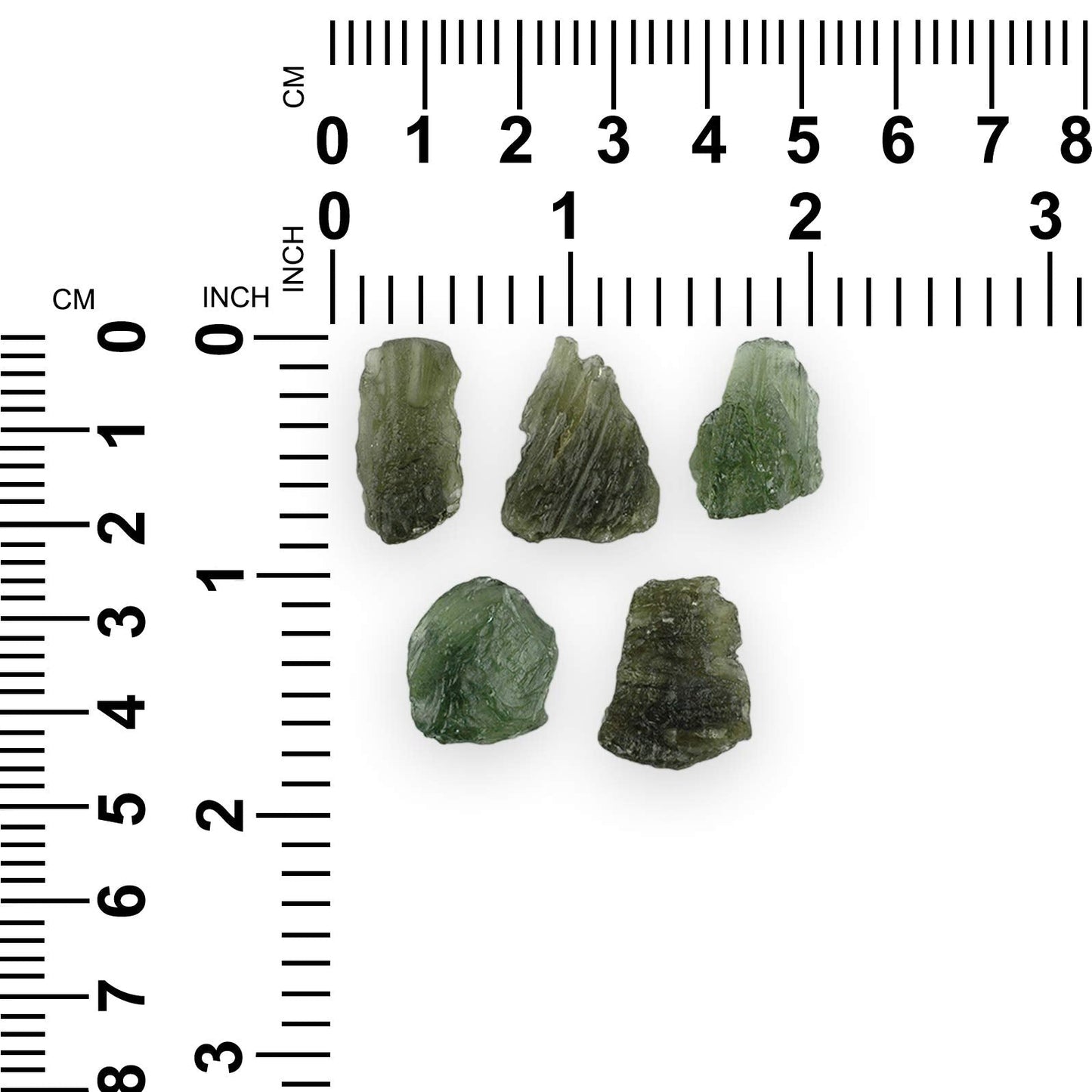 Genuine rough Moldavite 10-14 carat Stone, One Piece