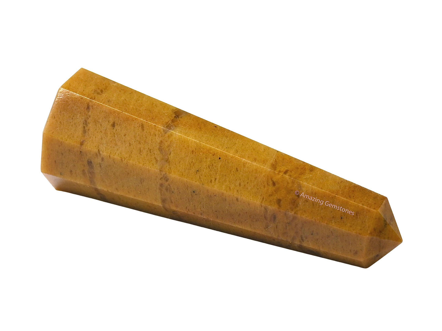 Amazing Gemstone Yellow Jasper Crystal Towers - Natural Healing Crystal Point Obelisk for Reiki Healing and Crystal Grid (3" to 4" INCH)