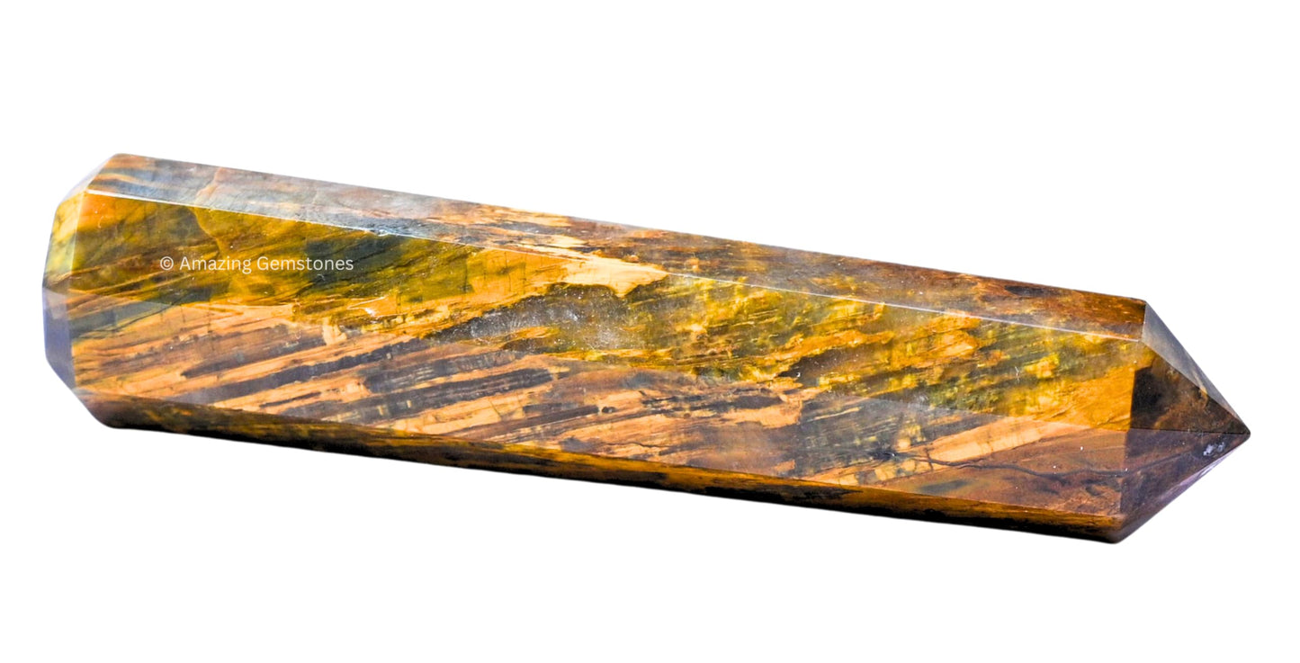 Amazing Gemstone Nellite Crystal Towers ~ Natural Healing Crystal Point Obelisk for Reiki Healing and Crystal Grid (3" to 4" INCH)