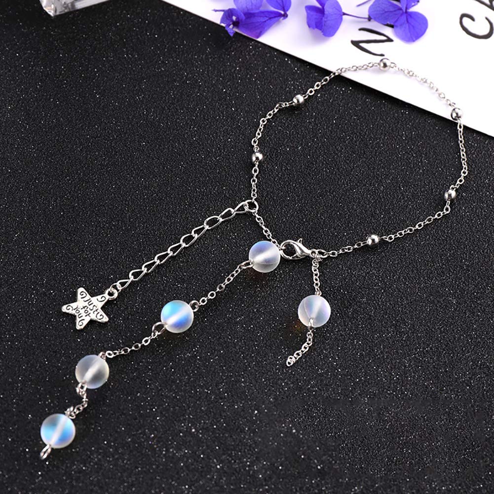UUYYEO Matte Crystal Glass Beads Mermaid Aurora Moonstone Beads for Jewelry Making 4 mm 200 pcs