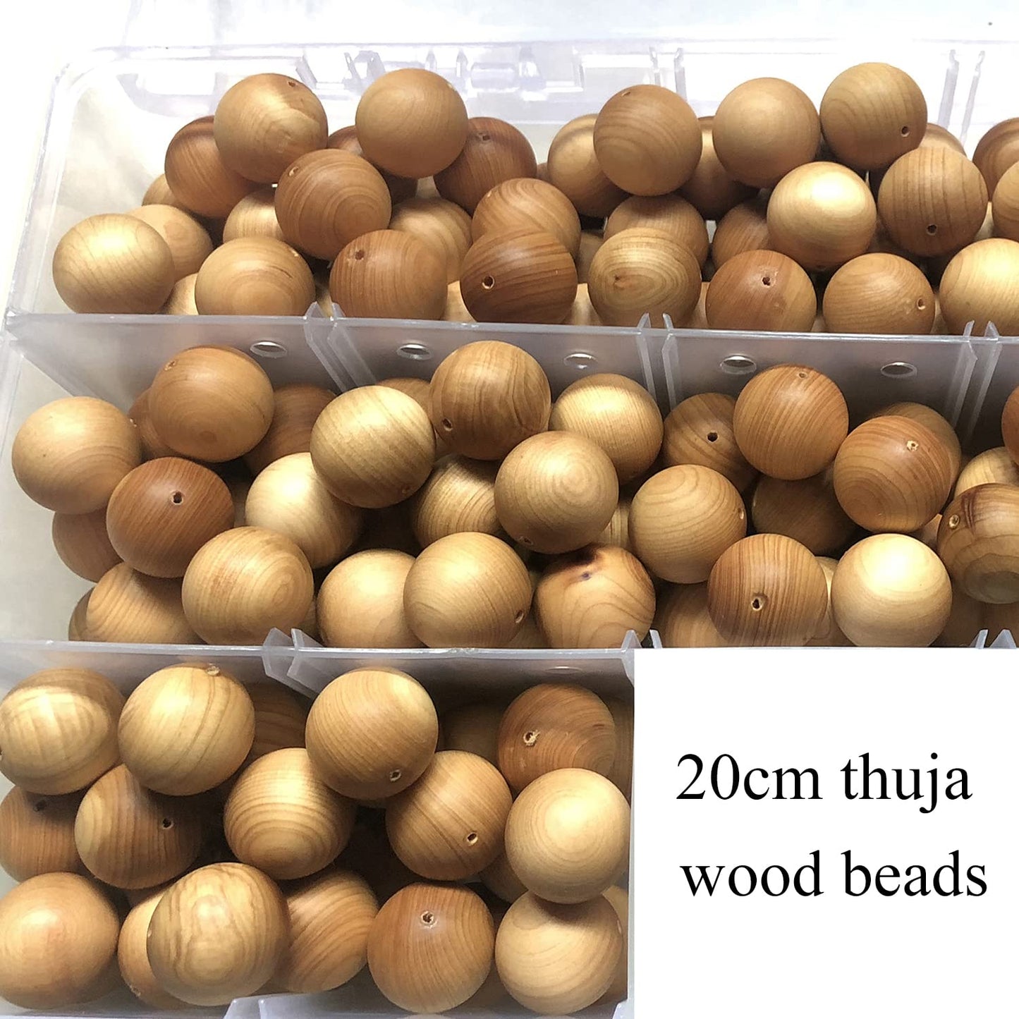CarpenterC 200pcs 8mm Gorgeous Natural Round Polished Rosewood Loose Beads for Jewelry Making DIY Handmade Crafts