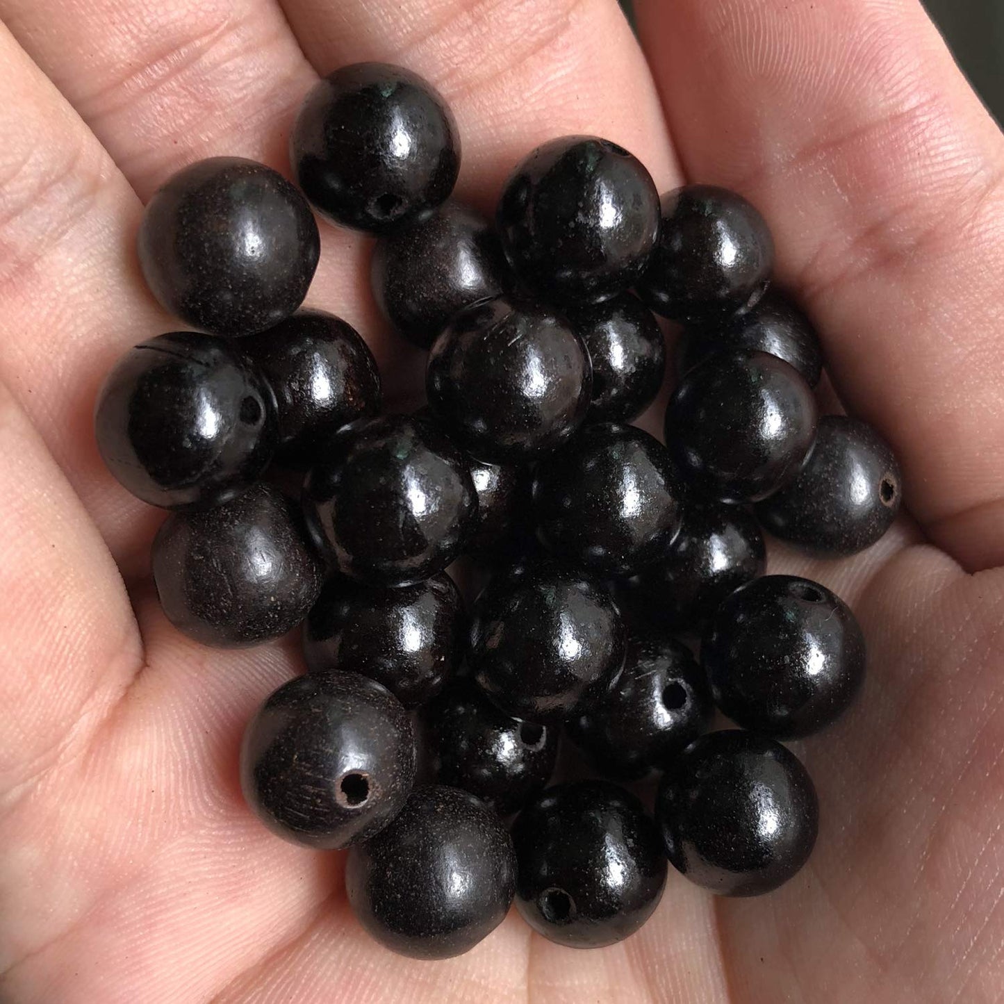 CarpenterC 500pcs 6mm Gorgeous Natural Round Polished Rosewood Loose Beads for Jewelry Making DIY Handmade Crafts