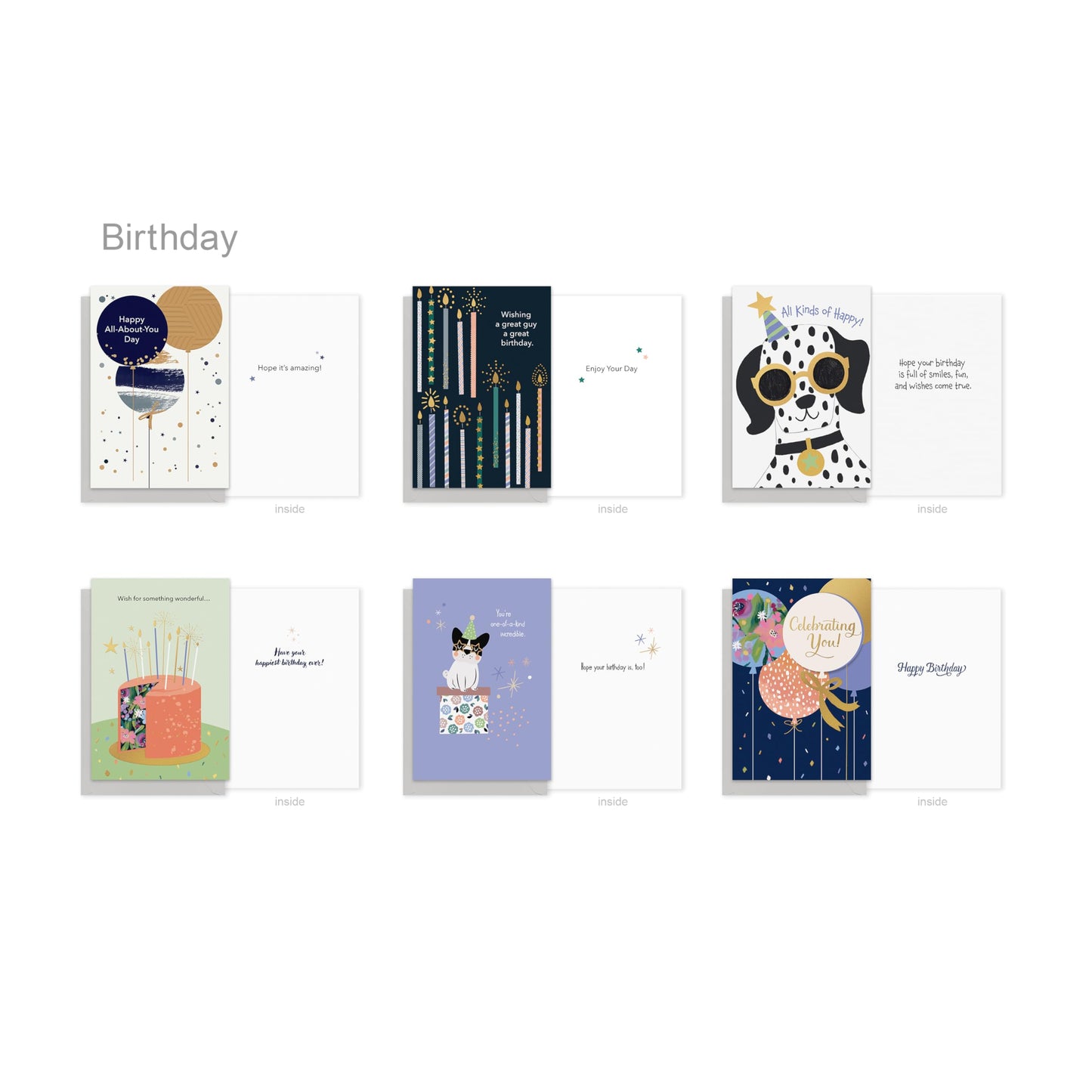American Greetings All Occasion Deluxe Card Assortment with Envelopes and Storage Box(60-Count)