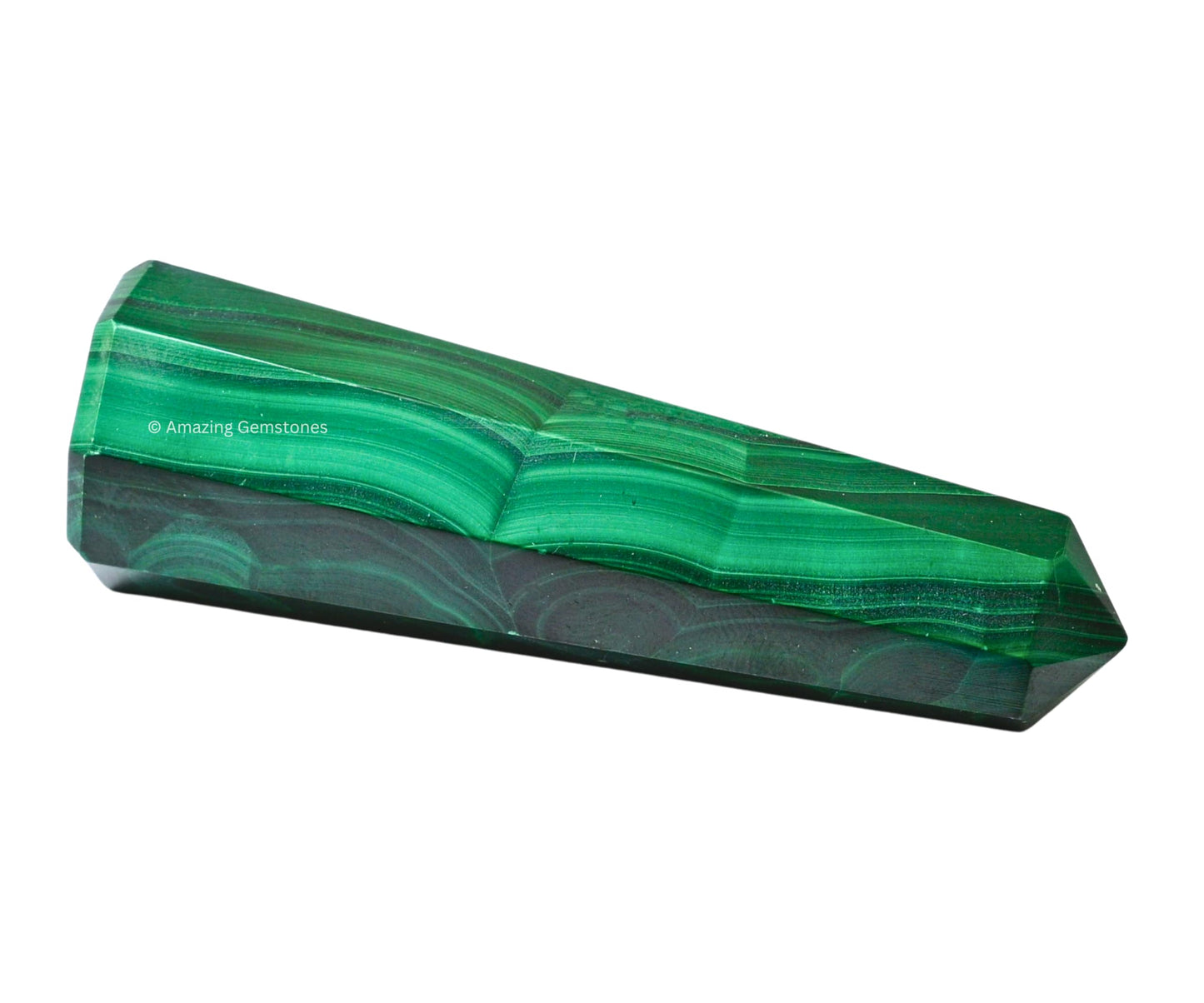 Amazing Gemstone Malachite Crystal Towers ~ Natural Healing Crystal Point Obelisk for Reiki Healing and Crystal Grid (2" to 3" INCH)