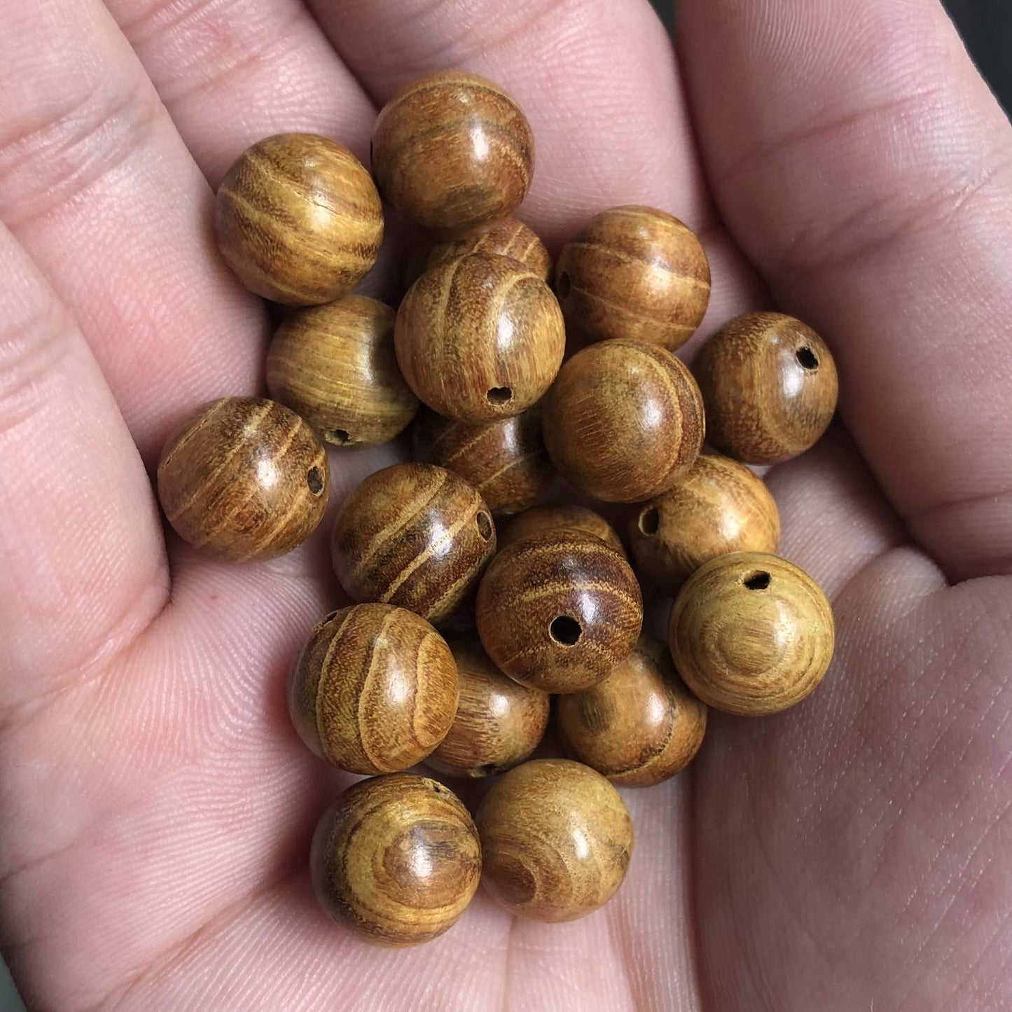CarpenterC 500pcs 6mm Gorgeous Natural Round Polished Rosewood Loose Beads for Jewelry Making DIY Handmade Crafts
