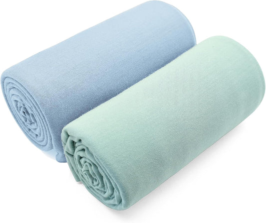 Sage & Blue Wrap Blanket for Newborn Photography - Baby Props for Boys & Girls