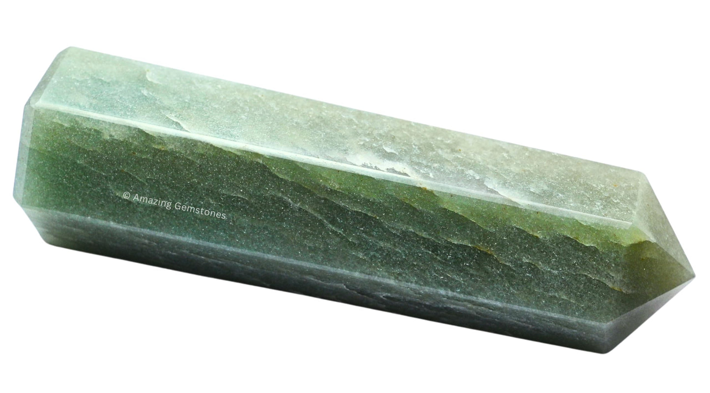 Amazing Gemstone Large Green Aventurine Crystal Towers ~ Natural Healing Crystal Point Obelisk for Reiki Healing and Crystal Grid (5.5 to 6 INCH)