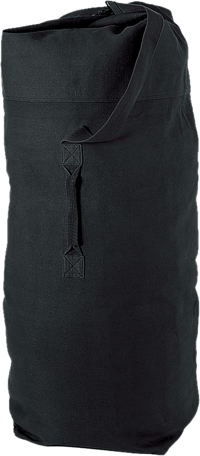Champion Sports 22 Oz. Top Loading XLarge Canvas Duffel Bag with Strap and Carry Handle