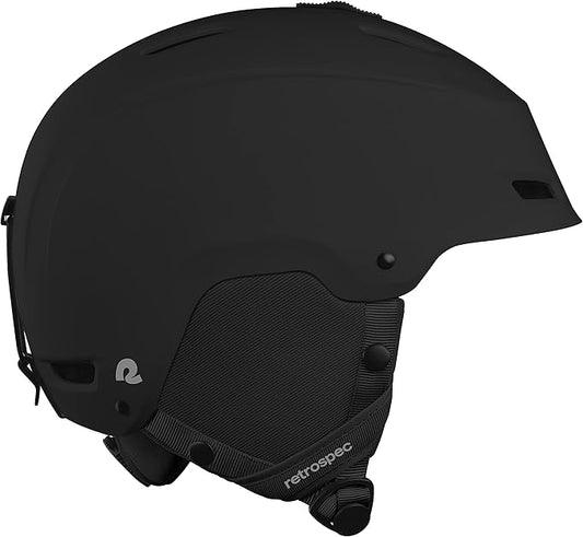 Retrospec Zephyr Ski Helmet - Snowboard Helmet for Adults & Youth - Adjustable Fit with Breathable Vents for Men, Women, Boys and Girls