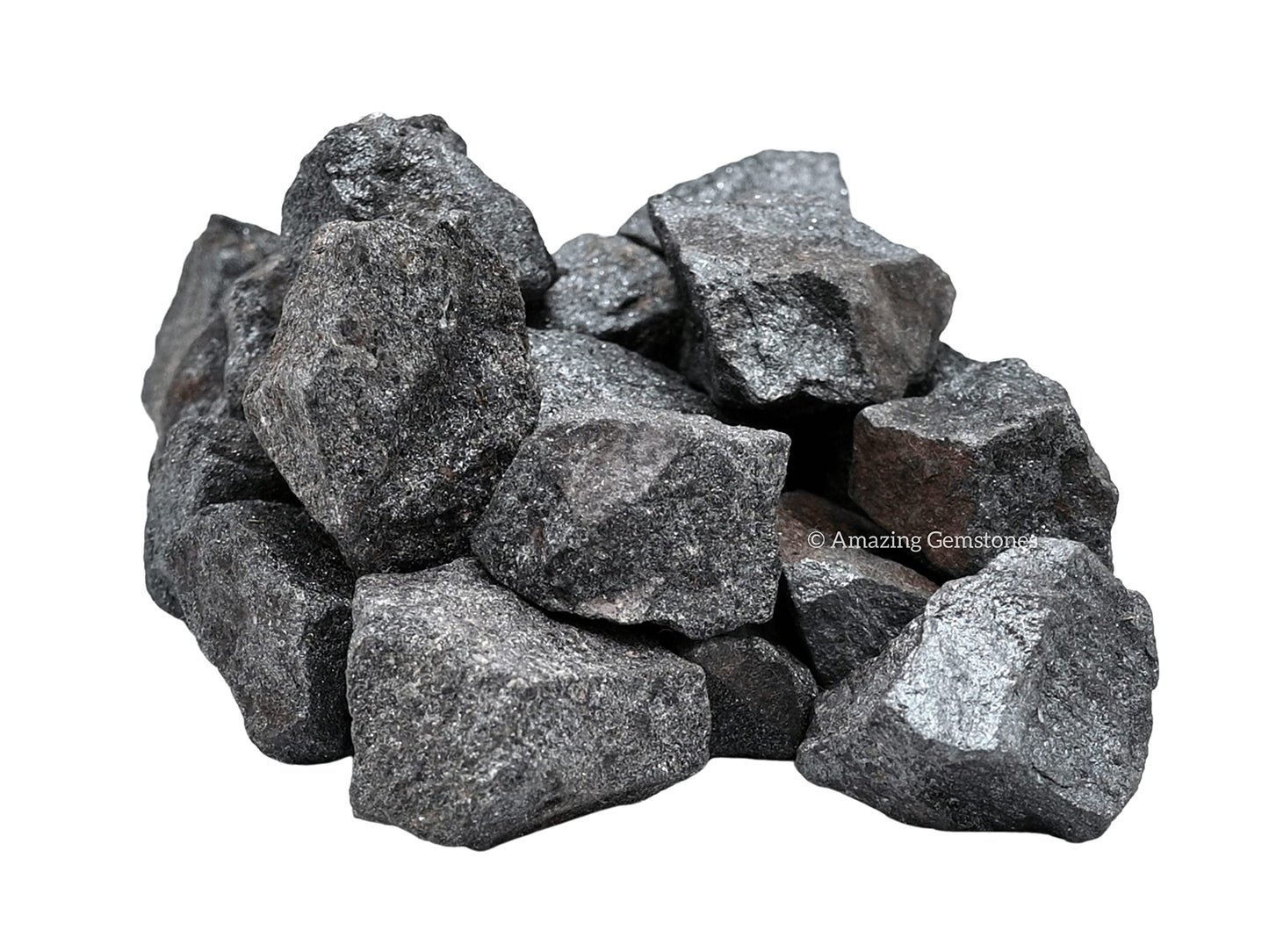 Amazing Gemstone Hematite Raw Crystals and Healing Stones, Natural Rocks for Tumbling and DIY Raw Stones and Crystals (1 LB)