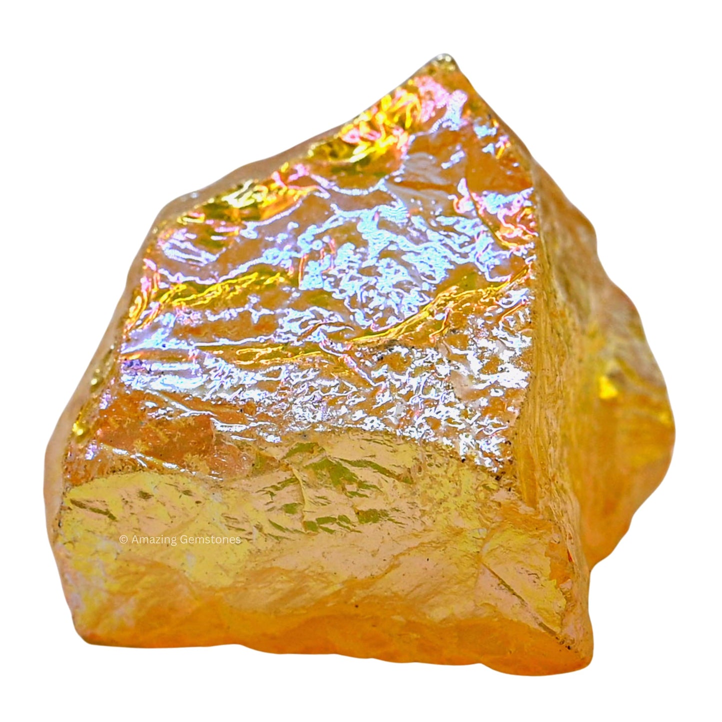 Amazing Gemstone Yellow Aura Quartz Raw Crystals and Healing Stones, Natural Rocks for Meditation and DIY Raw Stones and Crystals (1 lb)