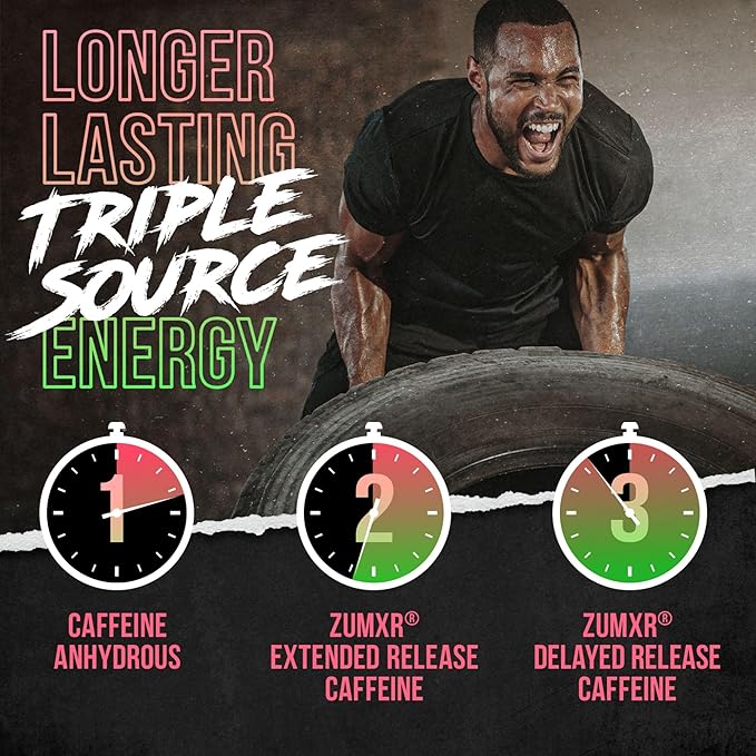 ALPHA LION Superhuman Pre Workout Powder, Beta Alanine, L-Taurine & Tri-Source Caffeine for Sustained Energy & Focus, Nitric Oxide & Citrulline for Pump (21 Servings, Muscle Melon)