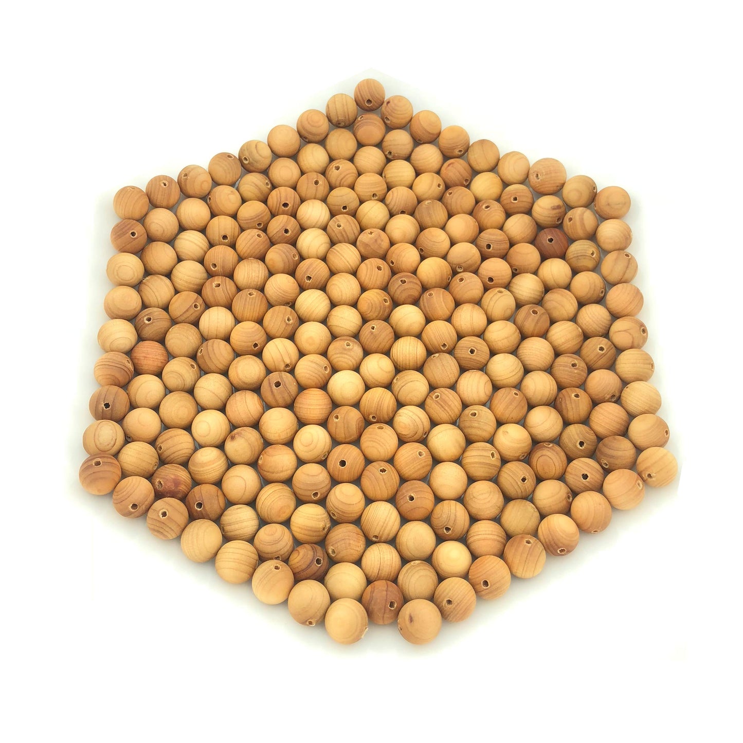 CarpenterC 200pcs 8mm Gorgeous Natural Round Polished Rosewood Loose Beads for Jewelry Making DIY Handmade Crafts