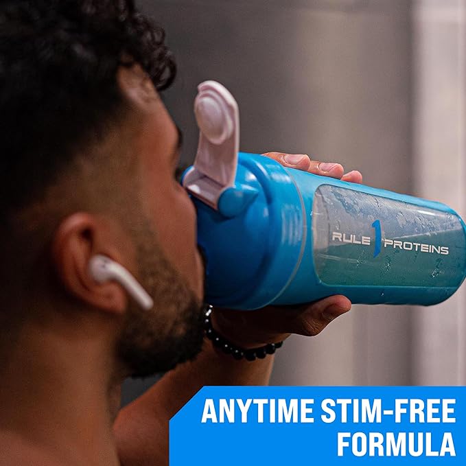 Rule 1 Active BCAA - Performance, Hydration, and Recovery Support with 5g BCAAs + Electrolytes, L-Glutamine, and Citrulline (30 Servings, Watermelon)