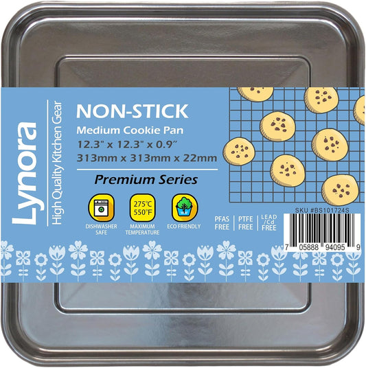 Ninja | 12.3" Square Baking Pan - Heavy Duty Enamel Cookie Sheet for Air Fry Oven