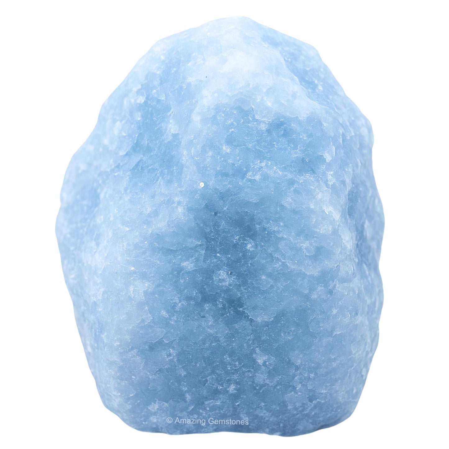 Amazing Gemstone Blue Calcite Crystal for Sleep Raw Crystals and Healing Stones, Natural Rocks for Tumbling - DIY Raw Stones and Crystals, 2 Pieces