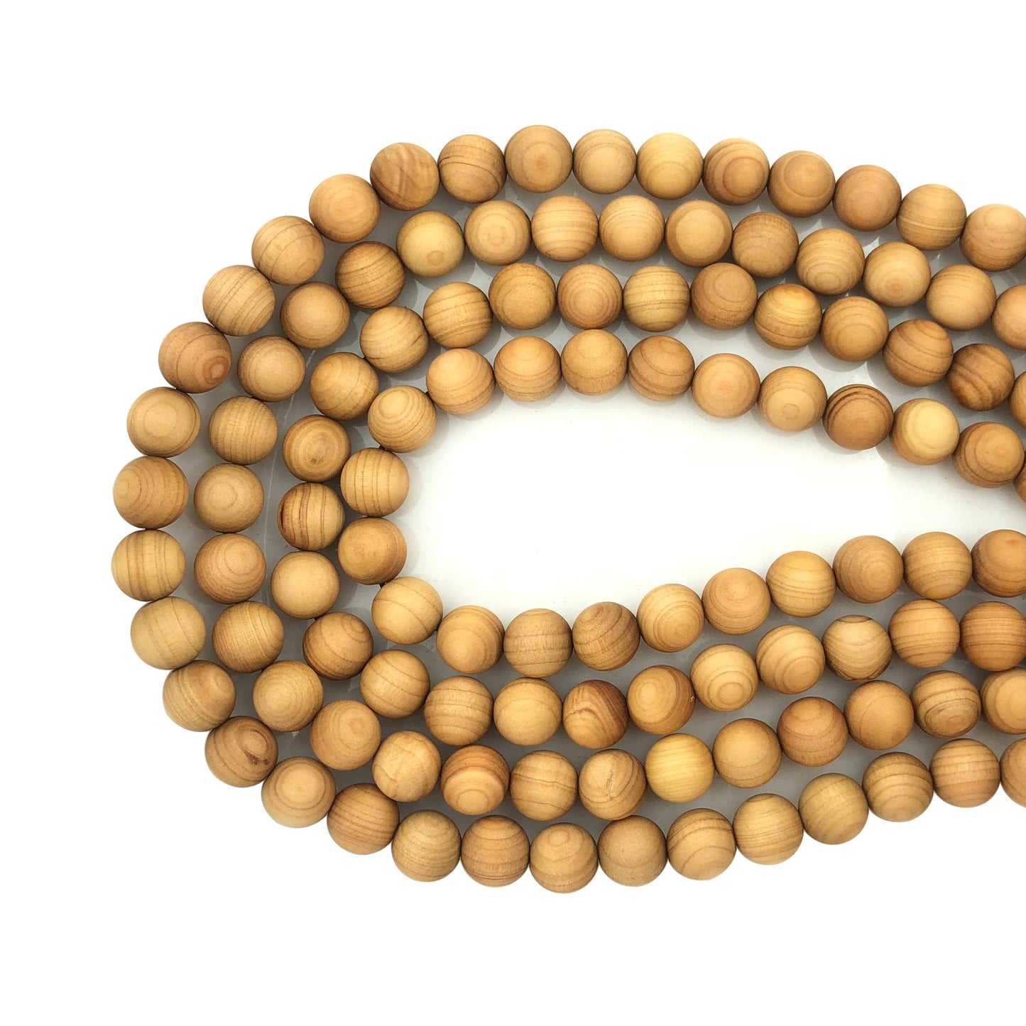 CarpenterC 200pcs 6mm Gorgeous Natural Round Polished Rosewood Loose Beads for Jewelry Making DIY Handmade Crafts