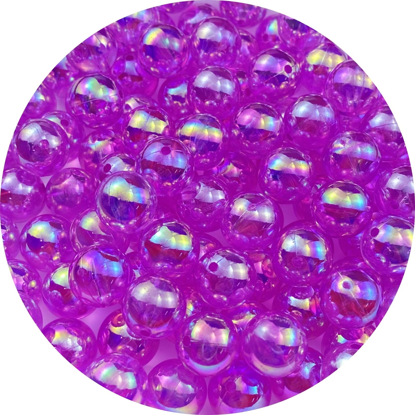 200pcs Acrylic Round Beads 10mm AB Colors Craft Beads Round Spacer Beads with Holes for Earring Bracelet Necklace Key Chains Jewelry Making(Light Peach AB)